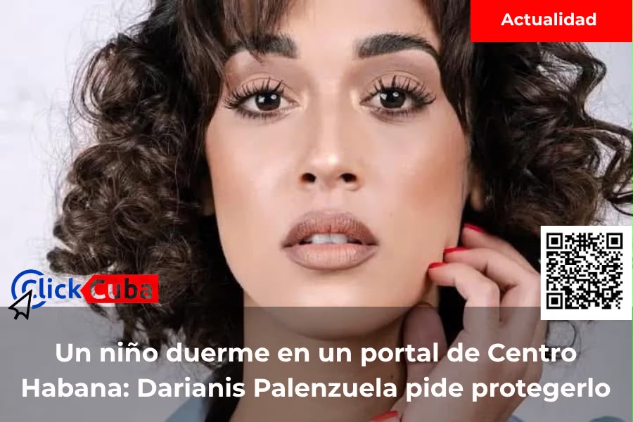 Un niño duerme en un portal de Centro Habana: Darianis Palenzuela denuncia el desamparo de menores en Cuba