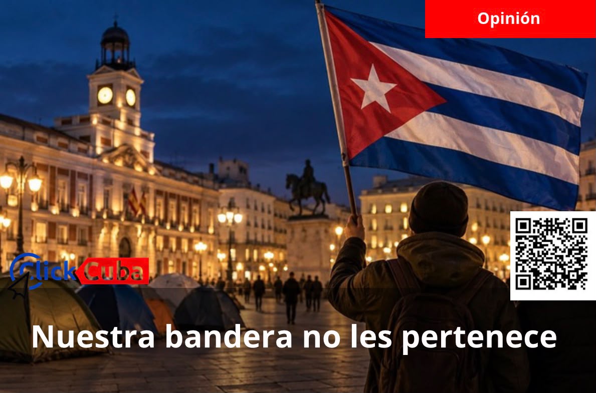 ¿La bandera cubana les gusta, pero los cubanos que piensan distinto les molestan?