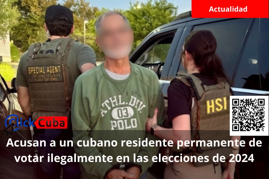 Acusan a un cubano residente permanente de votar ilegalmente en las elecciones de 2024