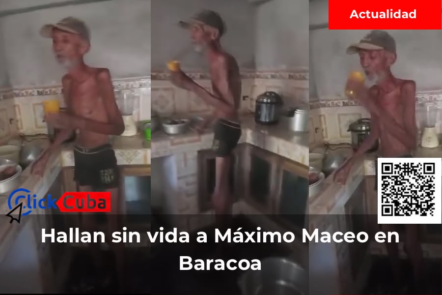 Hallan sin vida a Máximo Maceo Cintra en Baracoa