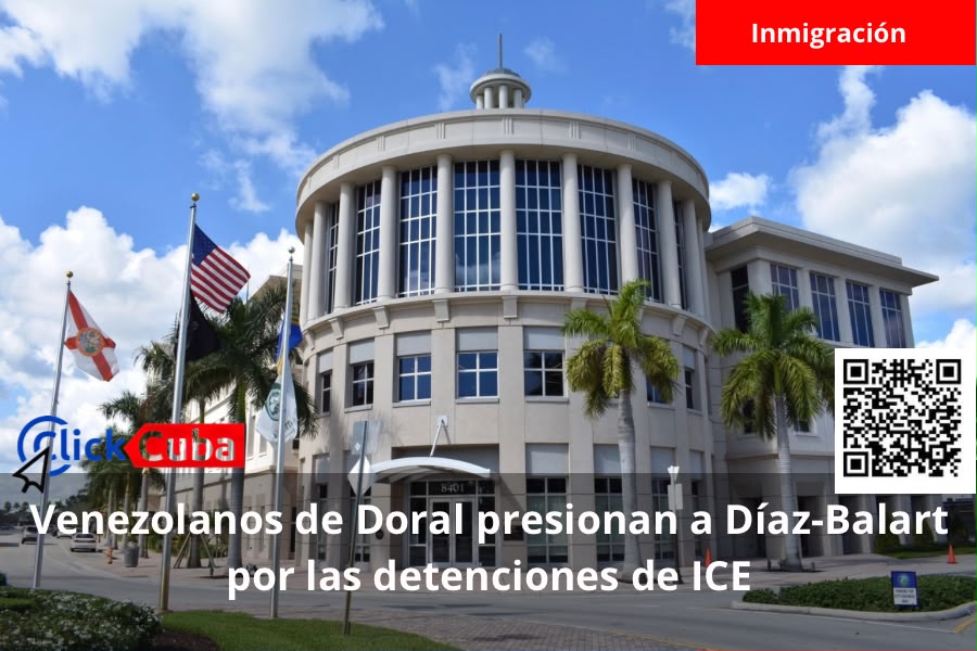 Venezolanos de Doral presionan a Díaz-Balart por las detenciones de ICE
