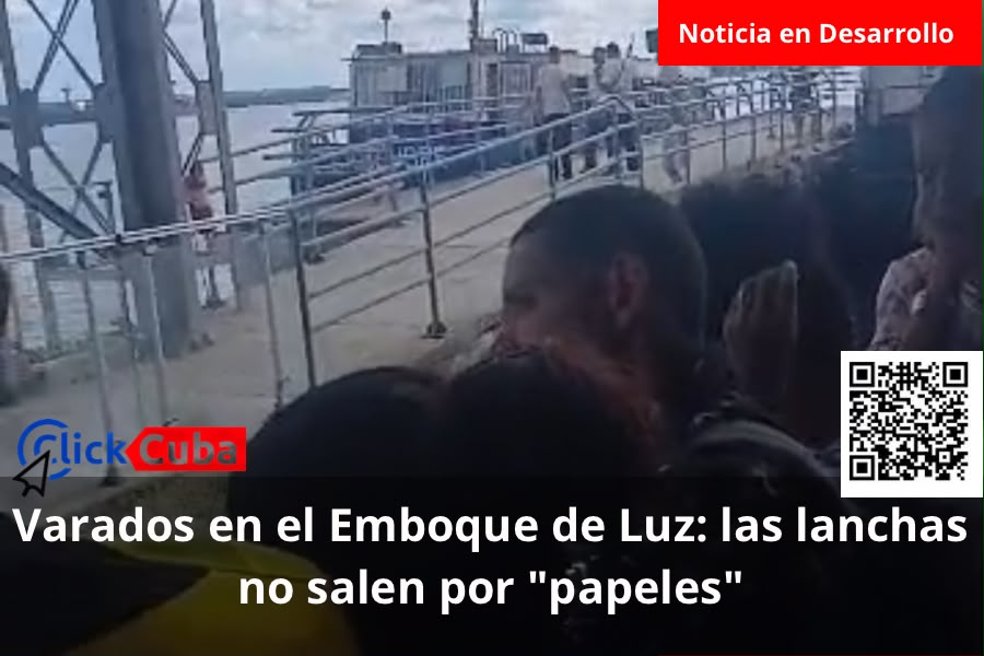 Varados en el Emboque de Luz: los funcionarios atribuyen la parada de las lanchas a «papeles mal hechos»