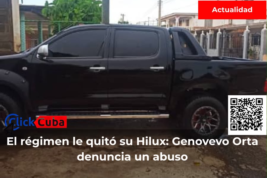 Genovevo Orta Brito denuncia un abuso del régimen: le quitaron su Hilux y le impusieron 40.000 pesos de multa