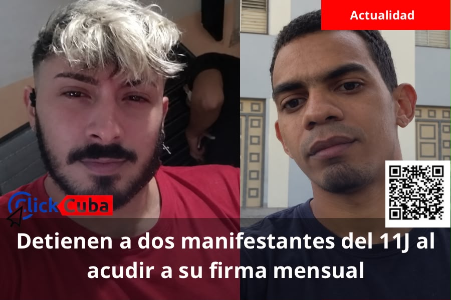 Detienen a dos manifestantes del 11J cuando acudían a su firma mensual en Santiago de Cuba