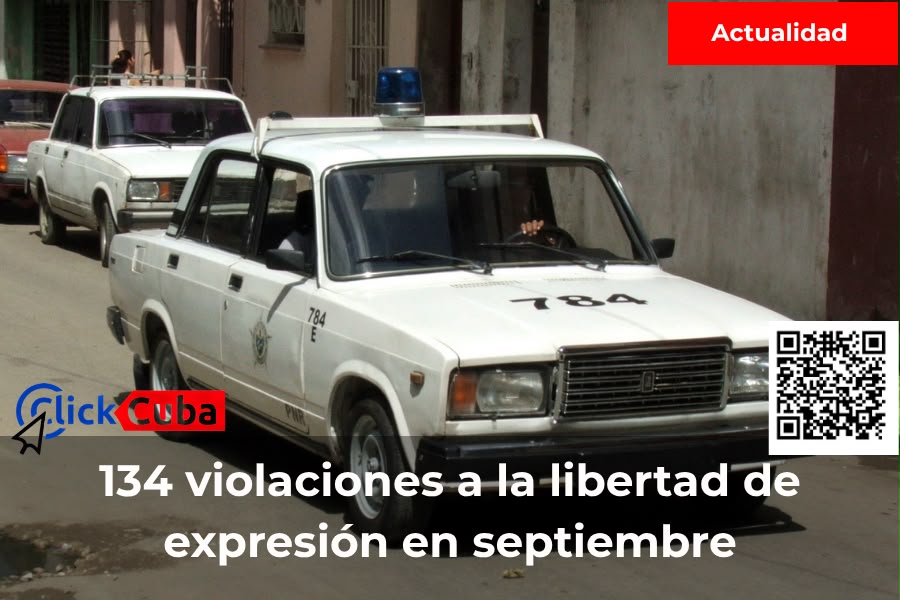 134 violaciones a la libertad de expresión y de prensa en Cuba en septiembre, con el periodismo independiente como blanco principal