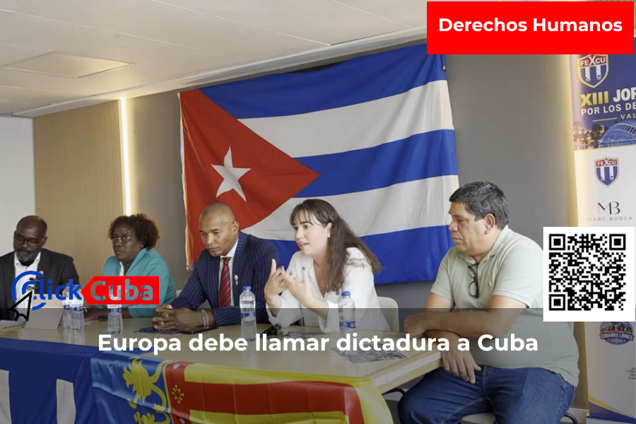 Amelia Calzadilla pide en Valencia que Europa deje de dialogar con el régimen cubano