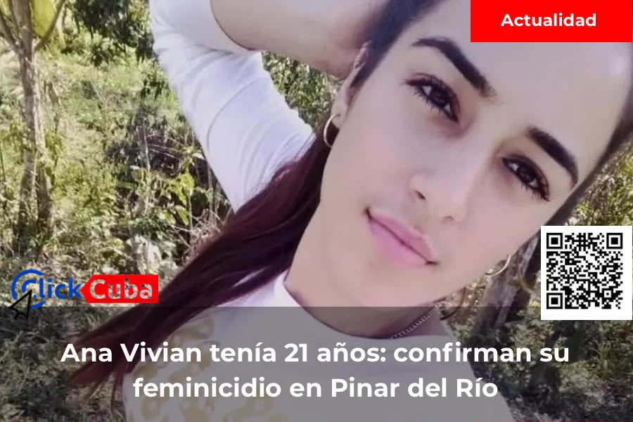 Alas Tensas confirma el feminicidio de Ana Vivian Suárez, de 21 años: ya son 59 en Cuba en 2026