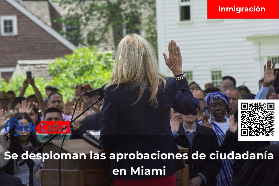 Las aprobaciones de ciudadanía se desploman en Miami: solo 551 entre abril y junio, con más de 8.000 solicitudes pendientes