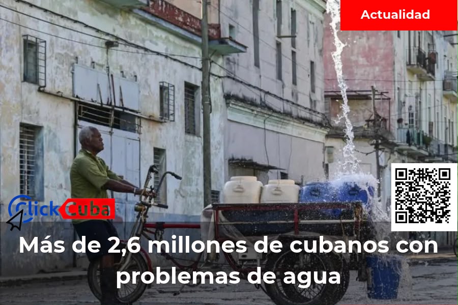 El INRH reconoce afectaciones en el servicio de agua para más de 2,6 millones de cubanos