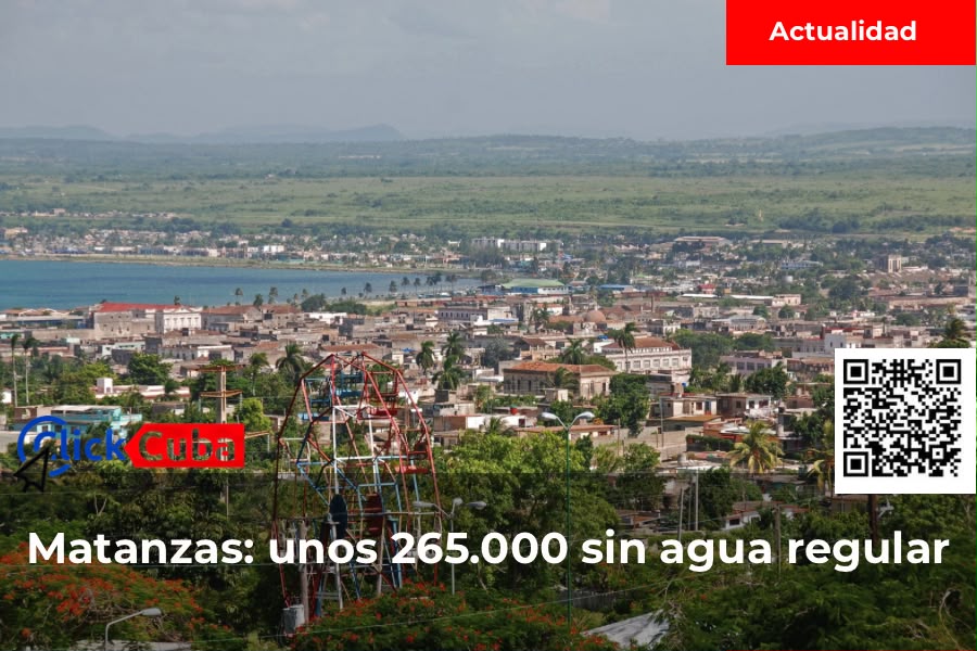 Unos 265.000 habitantes de Matanzas sufren la crisis del agua, la segunda provincia más afectada de Cuba