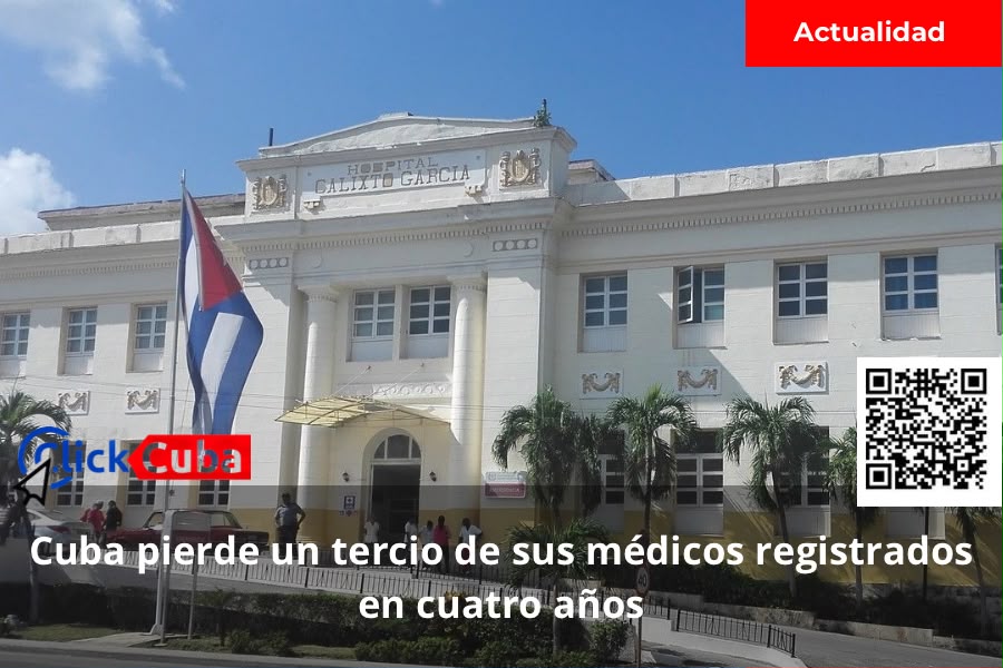 Cuba cerró 2025 con 71.635 médicos registrados, un 32,5 % menos que en 2021