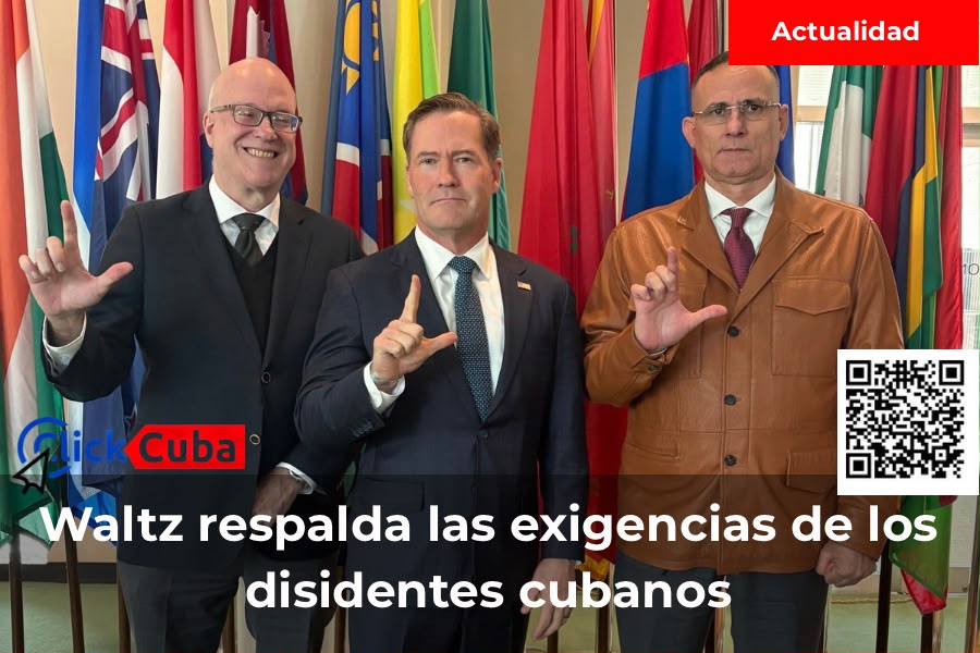 Waltz respalda en la ONU las exigencias de Ferrer y Gutiérrez-Boronat para la democratización de Cuba